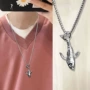 男女hiphop个性蛇骨链项链