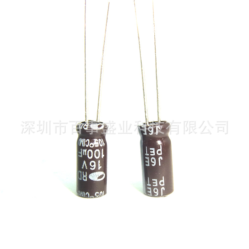 原装SAMWHA三和   电解电容16V 100UF 5X11 105度 RD系列高频低阻