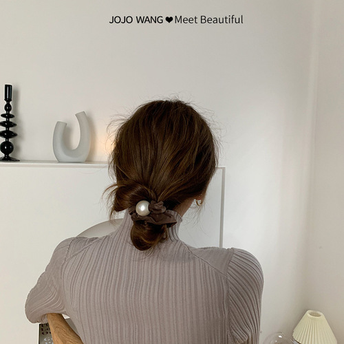 Close your eyes and enter!  Autumn and winter Wang fried hair band women's rubber band hair accessories simple high elastic hair tie hair rope headband