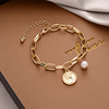 Small design advanced bracelet for beloved, accessory, light luxury style, high-quality style, wholesale