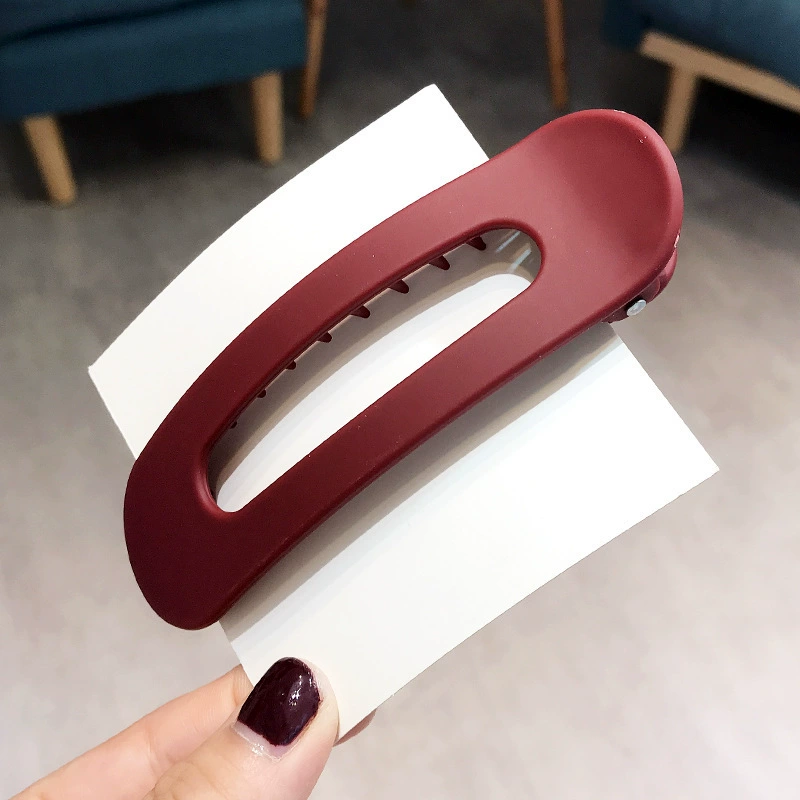 Корейская интернет-знаменитость новый back -headed hair clip большой один слово заколка для волос большой клип верхний клип головной убор серьга для женщины