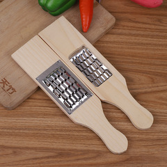 Factory direct hair two-yuan traditional wooden No. 10 stainless steel slices potato radish chopping and grater wooden planing wood repair