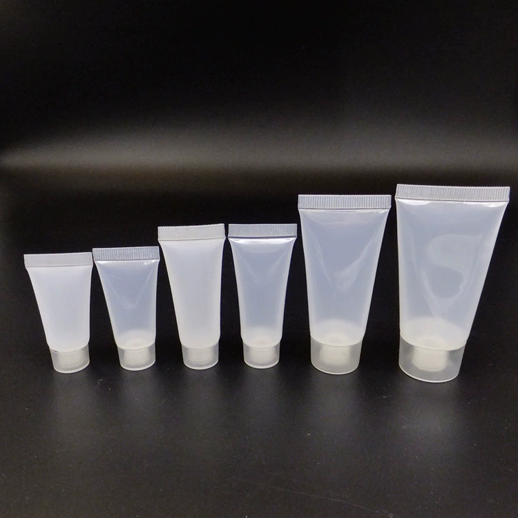 Прозрачный PE пластичная косметическая бутылка шланга в запасе винта крышки/сальто шампуня сальто упаковывая бутылка