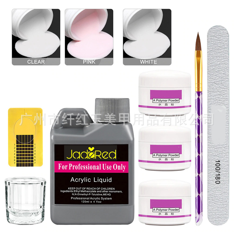 Acrylic powder for nails for manicure