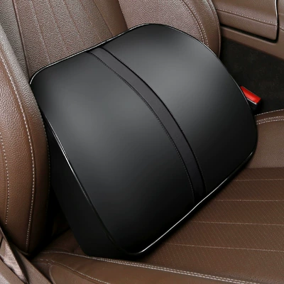 Support Memory Foam Neck Pillow | Headrest - black-waist
