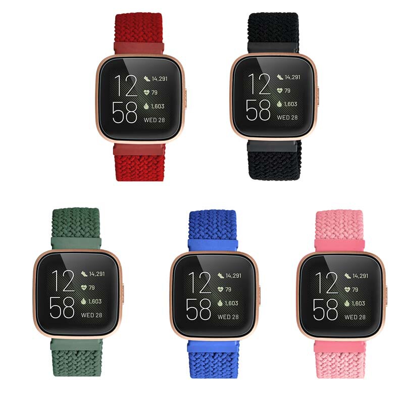 Cross-border model suitable for fitbit versa/versa2 woven strap smart bracelet watch wristband Cross-border model suitable for fitbit versa/versa2 woven strap smart bracelet watch wristband
