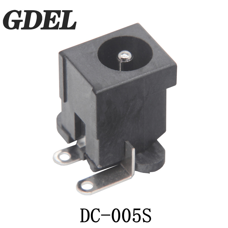 厂家销售DC-050S大电流3脚贴片DC5521立式母座电源耐高温充电插座