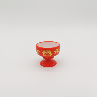Double-layer Ruyi goblet for glass wine glass Buddhist furniture supplies Buddhist furniture manufacturers direct batch Dongheng DH-1606A