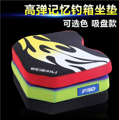 釣箱坐墊加厚彈力棉速乾麵料透氣舒適彩圖釣魚箱座墊大吸盤更穩固