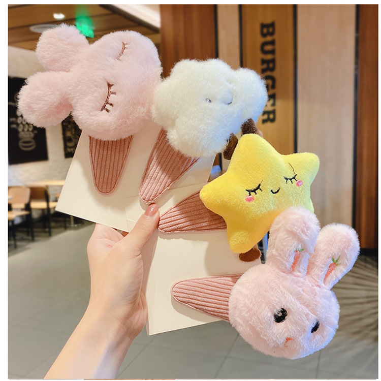 Internet Celebrity Oversized Face Washing Bangs Clip Bb Clip Top Clip Cartoon Fruit Hairpin ins Style Cute Girl Strawberry Side Clip