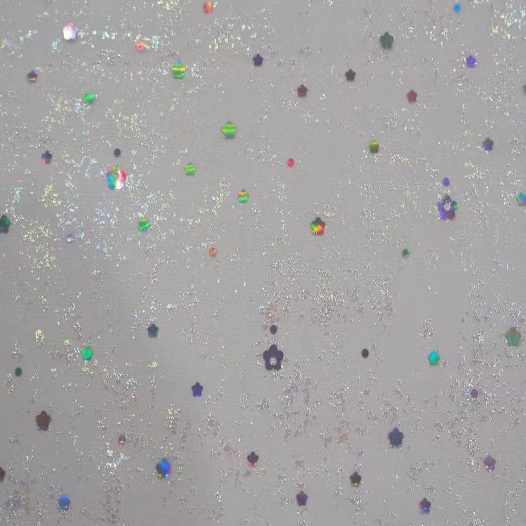 Fabricantes promocionales de bajo precio de flor de ciruela sequinilla punto fantasma de malla multicolor tela de ropa infantil falda