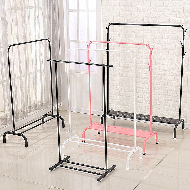 Coat Rack Floor-Standing Foldableing Single-Pole Clothes Rack Household Simple Floor-Standing Clothes Drying Rack Bedroom Cool Clothes Rack Coat Rack Floor-Standing Foldableing Single-Pole Clothes Rack Household Simple Floor-Standing Clothes Drying Rack Bedroom Cool Clothes Rack