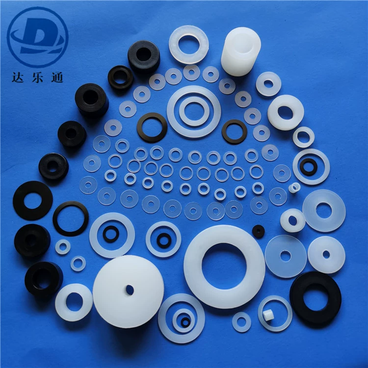 Индивидуальный на заводе крепежный винт из нейлона с плоской прокладкой для увеличения толстой износостойкой прокладки 18*6,8*3/2 внешний диаметр 27*14*3