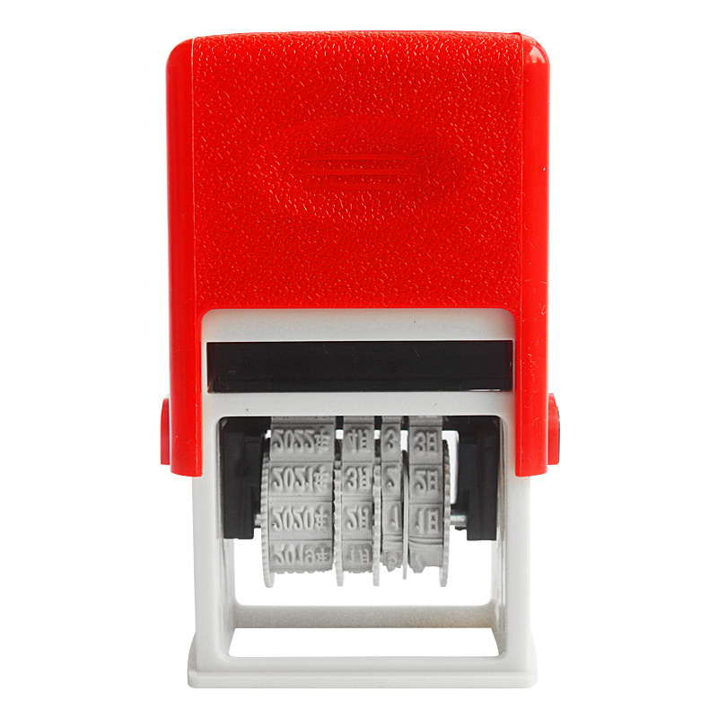 Tiempo Diario sello Universal fecha Año Mes Día sello ajustable de retorno de tinta automática sello de texto Fecha