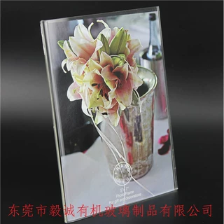 厂家供应 亚克力相架 折弯相框 亚克力透明制品 A4A5A6尺寸可定制