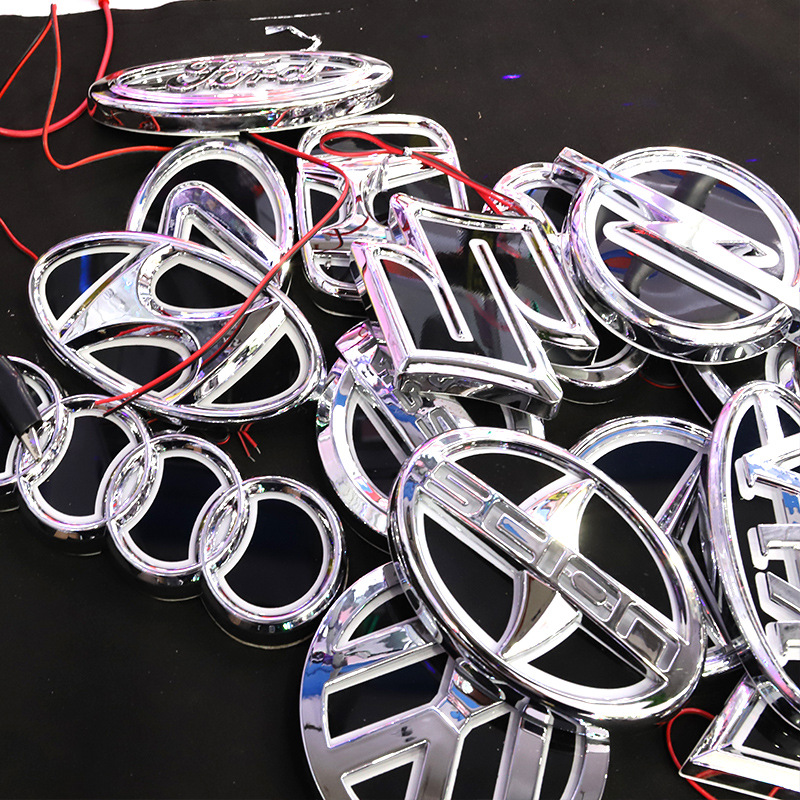 Aplicable a Volkswagen magotan Golf 6 Tiguan Bora shangku 5d luz luminosa del logotipo del coche CC luz trasera transfronteriza