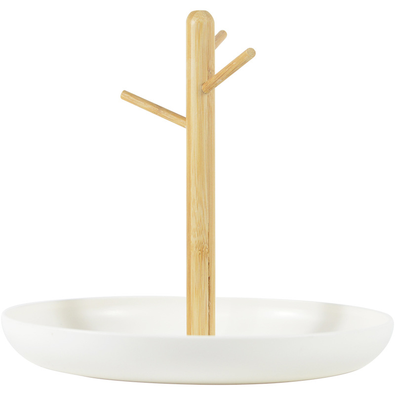 Nórdico rama bandeja sala de estar llave de entrada rack misceláneas escritorio cosméticos bandeja de almacenamiento portátil merienda fruta bandeja