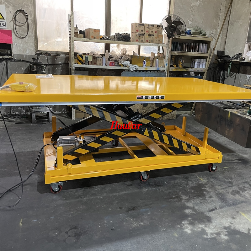 非标2660x1450单叉底架可固定可移动升降平台两用电动升降机