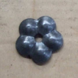 热锻厚铁皮花叶大门围栏栏杆扶手供应 铁艺花 铁花 河北铁艺厂家