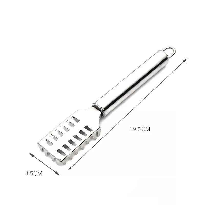 Wholesale creative stainless steel fish scale planer multi-purpose fish scraper kitchen gadgets scale knife multi-purpose scale remover
