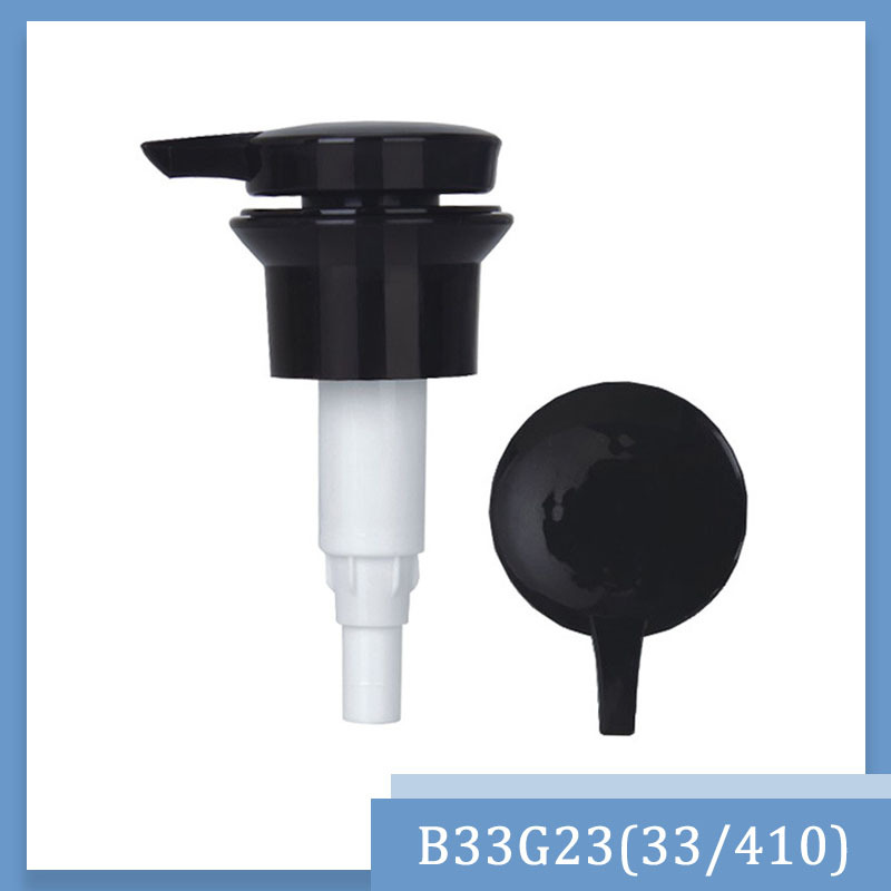 新款圆头双层33牙塑料乳液泵头 日化包装塑料瓶按压式泵头