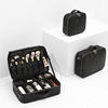 Handheld capacious storage box, makeup box, cosmetic bag for traveling