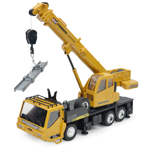 Olympian remote control engineering vehicle crane rechargeable remote control lifting simulation engineering crane children's toy model