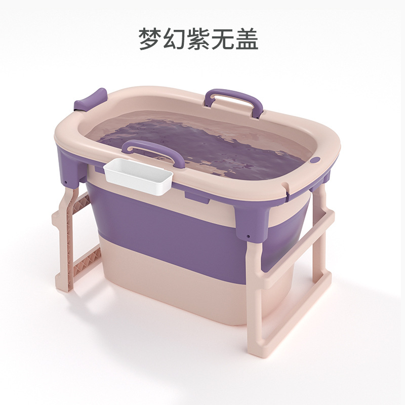 FUENTE fabricante Cubo de baño plegable adulto Cubo de baño engrosada bañera hogar niños Cubo de baño bebé piscina