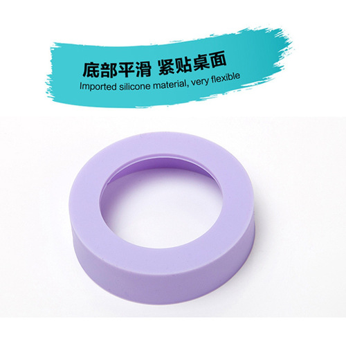6.5/7/7.5cm Silicone Cup Base Cover Glass Cup Protector Anti-Slip Cup Mat Promotional Gift with Logo