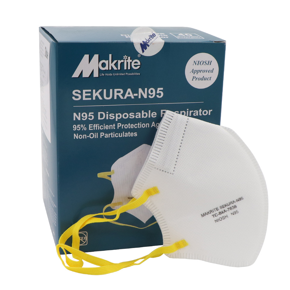 麦特瑞 N95口罩一次性防尘口罩可折叠成人口罩防护用品批发口罩