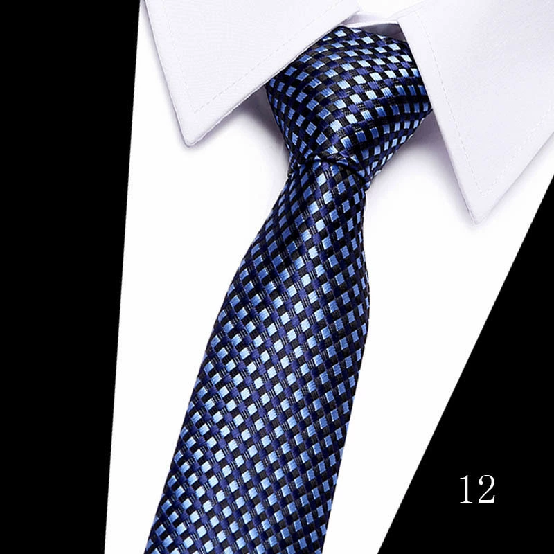 Tie, high-quality South Korean silk, 7.5 cm wide, classic long 146 cm