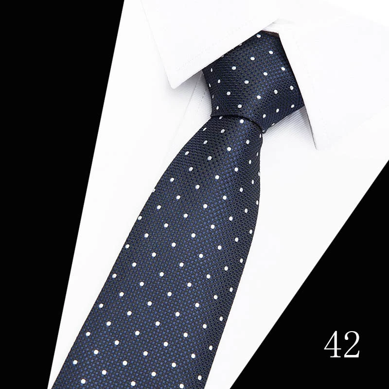 Tie, high-quality South Korean silk, 7.5 cm wide, classic long 146 cm