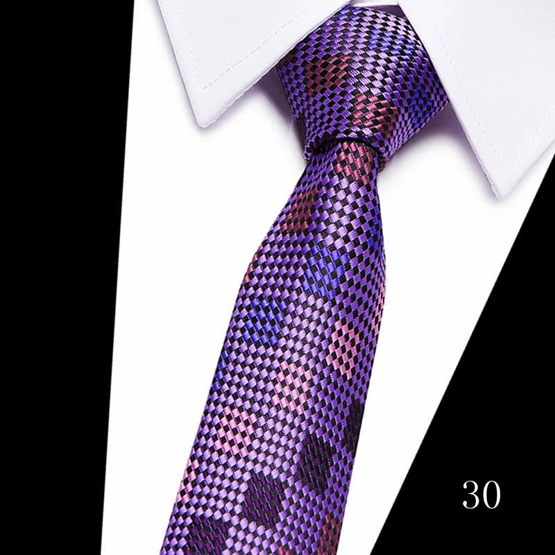 Tie, high-quality South Korean silk, 7.5 cm wide, classic long 146 cm