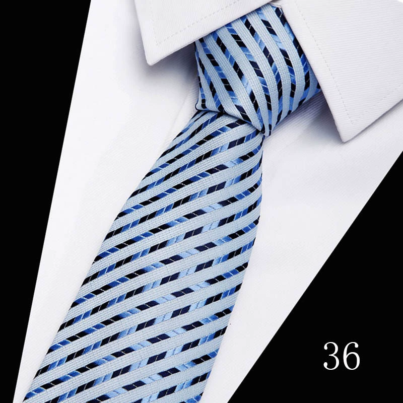 Tie, high-quality South Korean silk, 7.5 cm wide, classic long 146 cm