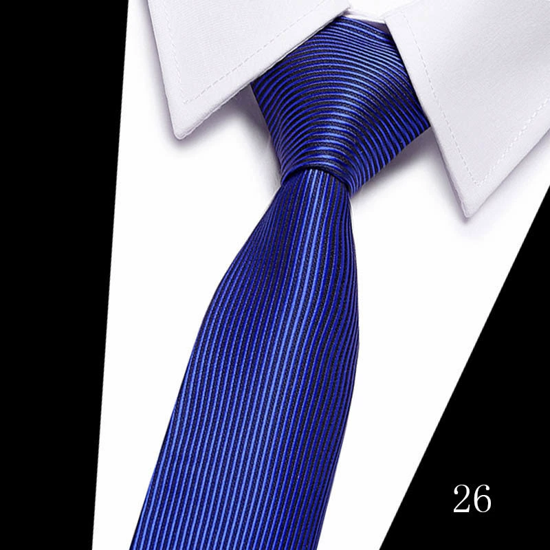 Tie, high-quality South Korean silk, 7.5 cm wide, classic long 146 cm