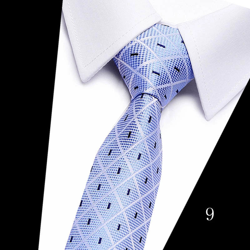 Tie, high-quality South Korean silk, 7.5 cm wide, classic long 146 cm