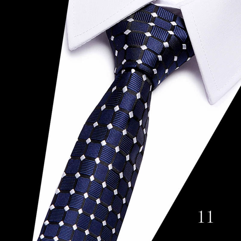 Tie, high-quality South Korean silk, 7.5 cm wide, classic long 146 cm