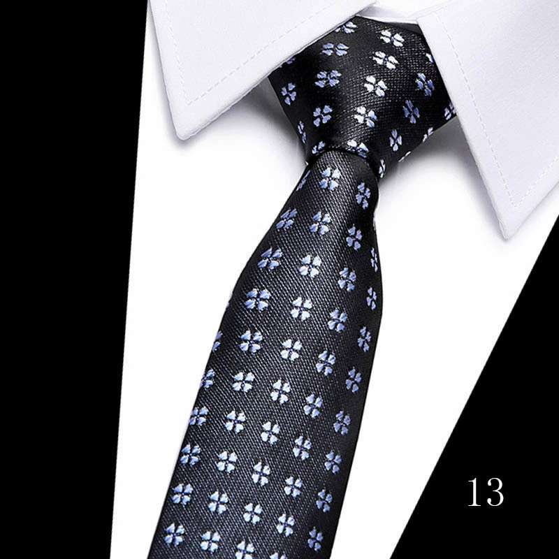 Tie, high-quality South Korean silk, 7.5 cm wide, classic long 146 cm