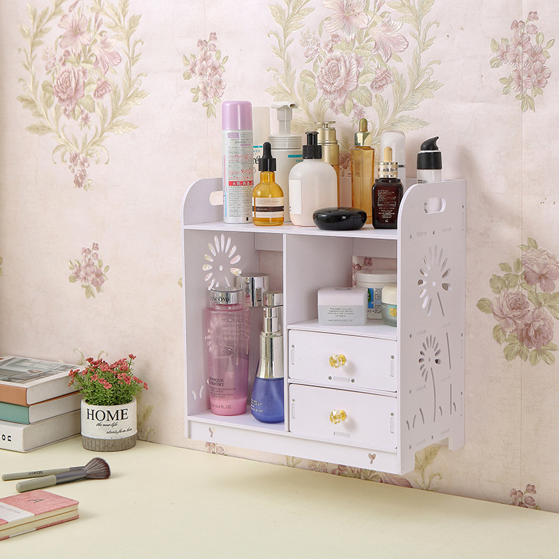 Caja de almacenamiento de cosméticos cajón de cabecera tocador productos para el cuidado de la piel Escritorio de oficina