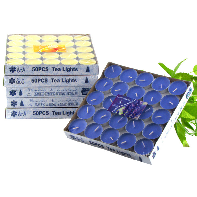 Venta al por mayor 50 unids color curling aluminio Shell vela sin humo té insípido cera calefacción péndulo Multi-propósito transfronterizo