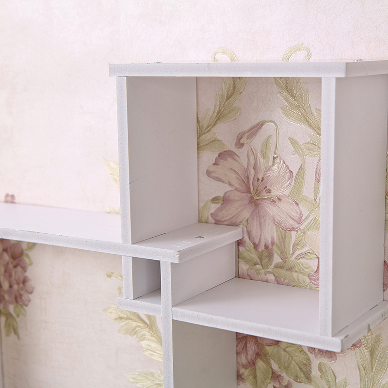 Casa creativa estante de la pared simple moderno dormitorio estudio estante de la pared de la sala de estar colgante de pared estante decorativo