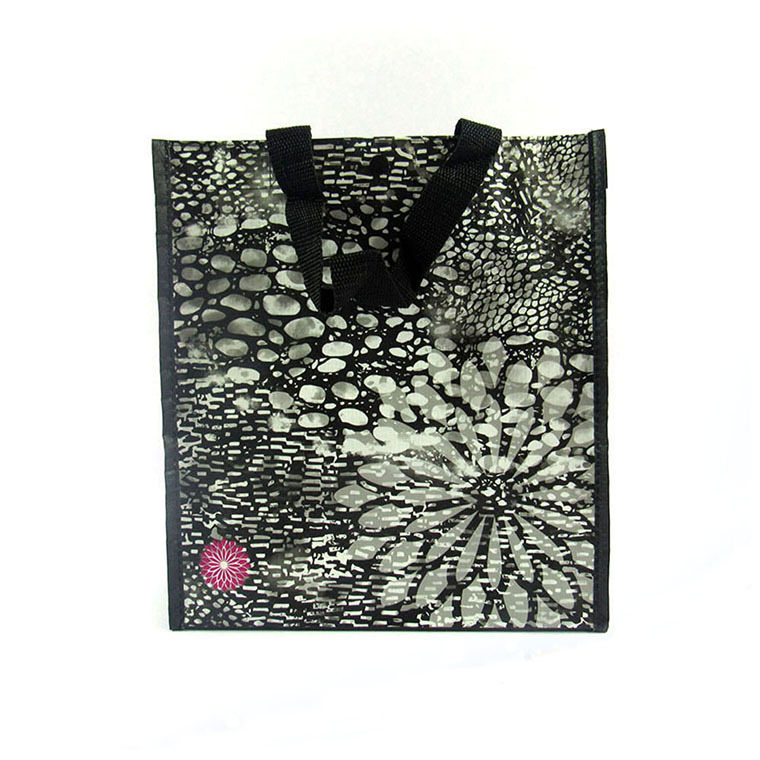 厂家批发编织包装袋 蛇皮防水购物袋PP彩印覆膜手提编织袋