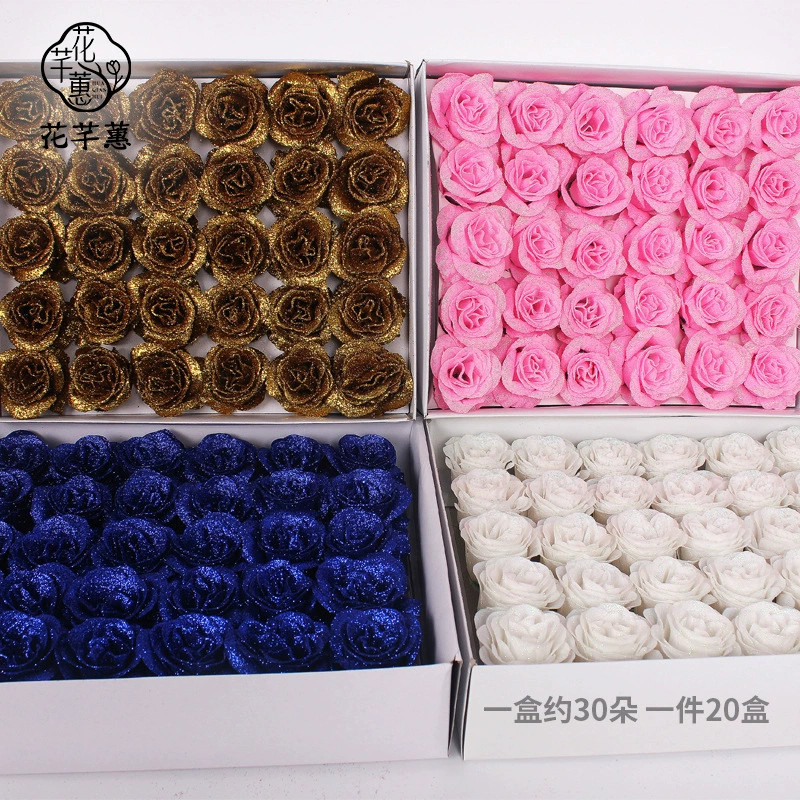 Упаковочный материал для букета Хрустальная Роза голова бессмертного Синего Демона Джи нетканый материал Золотая Роза оптом