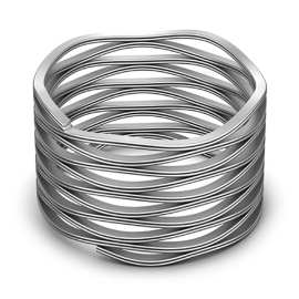 力升批发零件内叠加波形弹簧 多层波形弹簧 不锈钢波形弹簧制作