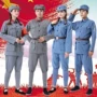八路军成人革命红色舞台服