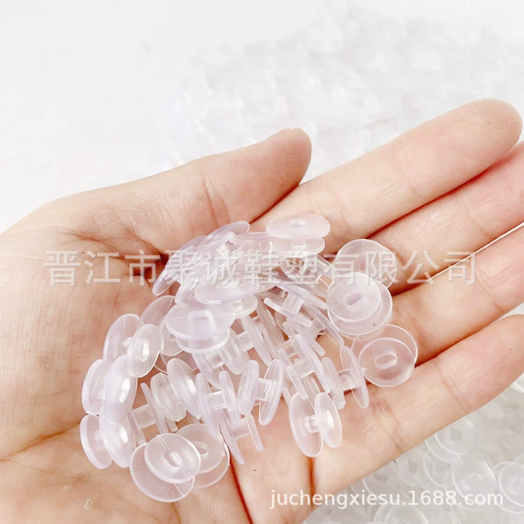 Заводская поставка падение пластиковой обуви Цветочная Пряжка I-пряжка отверстие обувь цветок Нижняя Пряжка садовая обувь прозрачная нижняя пряжка в наличии 12 мм