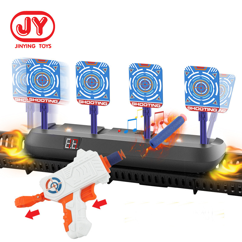 Venta caliente transfronteriza puntuación electrónica objetivo móvil 4 Objetivo Móvil competencia de puntuación interactiva entre padres e hijos Juguete objetivo