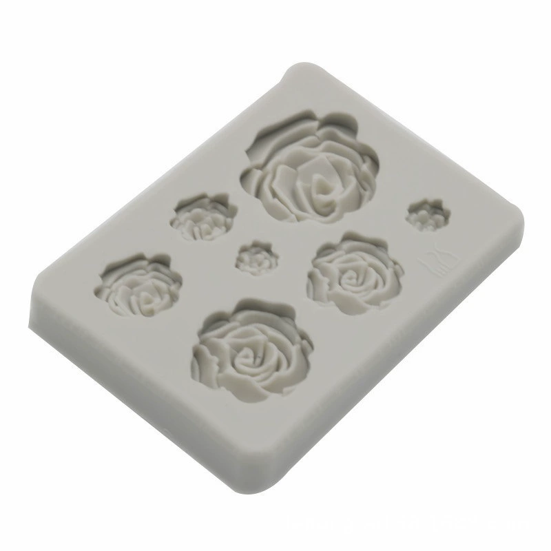  handmade soap, acrylic fondant, decorations contains rose, silicone mold, 3D, flowered