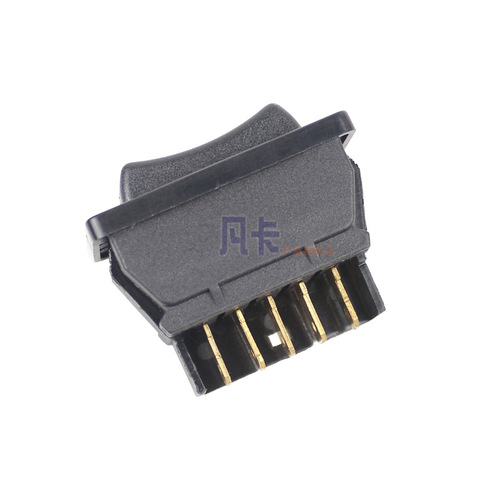 153-01 Car rocker switch double pole double throw car electric window glass lift switch strip blue and red