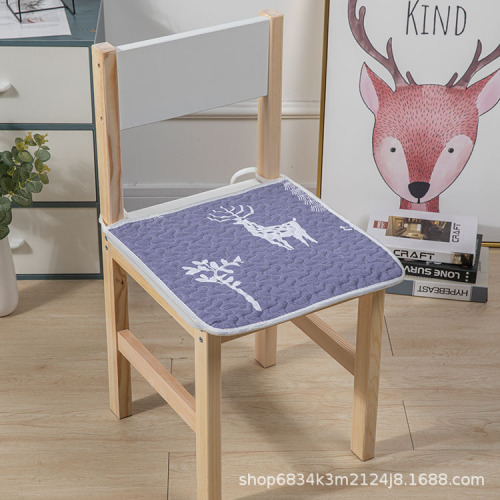厂家直销纯棉椅子垫坐垫学生凳子垫办公椅垫餐椅垫防滑家用批发